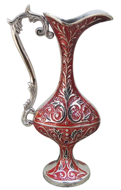 Brass Home & Garden Decorative Surahi Shape Flower Pot, Vase - 5.2*8*10 Inch (F313 A)