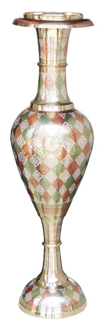 Brass Home & Garden Decorative Flower Pot, Vase - 9.5*27.7*35.8 Inch (F155)