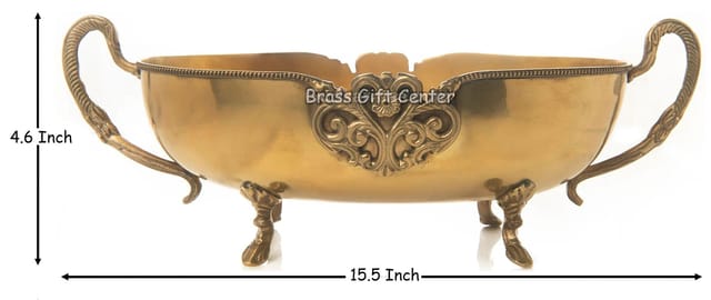 Brass Bowl - 15.5*8*4.6 Inch (AT040 F)