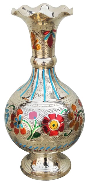 Brass Home & Garden Decorative Flower Pot, Vase - 5.5*10.3*12 Inch (F579 B)