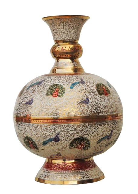 Brass Home & Garden Decorative Flower Pot, Vase - 7*10*11.5 Inch (F408 B)
