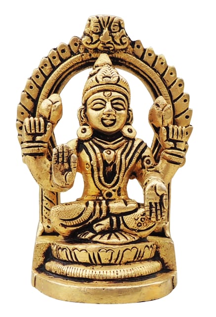 Brass Showpiece Laxmi JiGod Idol Statue - 2.5*2*3.6 Inch (BS1643 L)