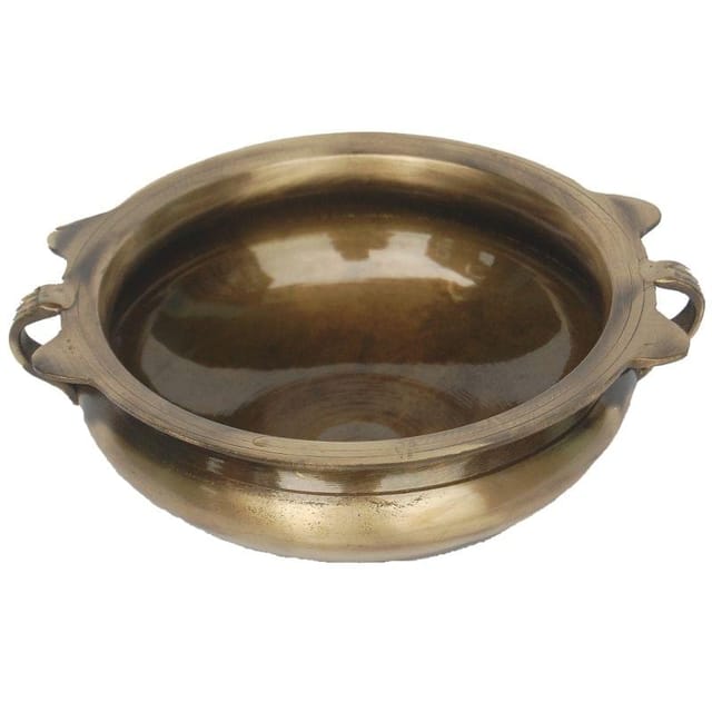 Brass Urli for Floral and Candle Decoration - 6*6*2 inch (BS1149 A)