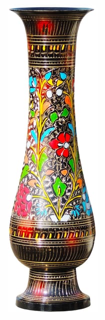 Brass Home & Garden Decorative Flower Pot, Vase - 4.5*4.5*16 inch (F397 D)