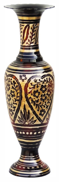 Brass Home & Garden Decorative Flower Pot, Vase - 5*5*16 inch (F479)