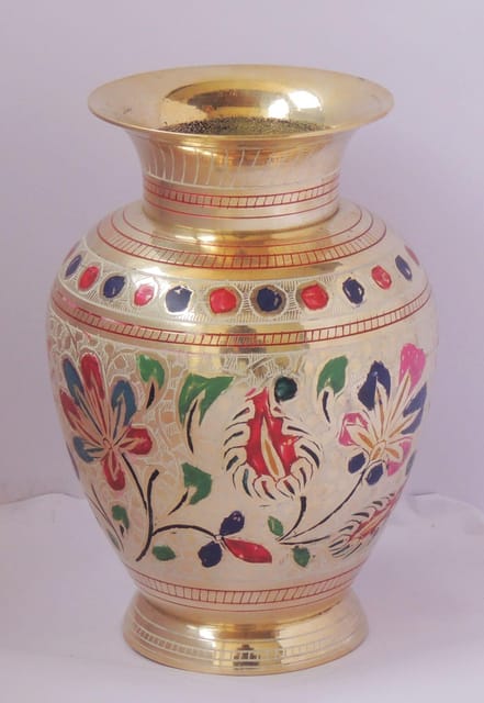 Brass Home & Garden Decorative Flower Pot , Vase - 5.2*7*7.4 inch (F661 G)
