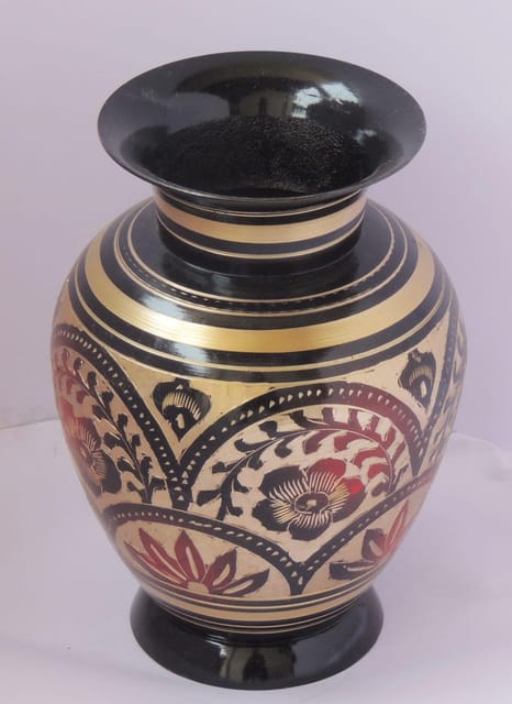 Brass Home & Garden Decorative Flower Pot , Vase - 5*6.5*7.4 inch (F660 H)