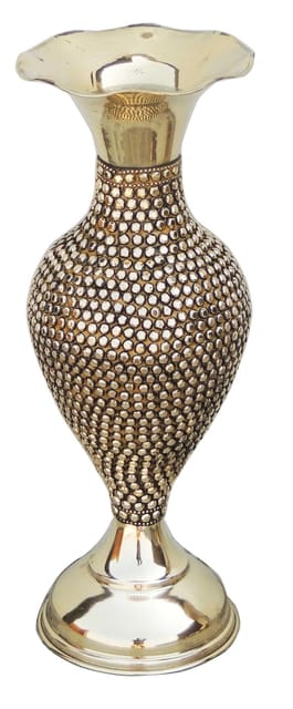 Brass Home & Garden Decorative Flower Pot , Vase - 5.8*12.5*15.5 inch (F581 C)