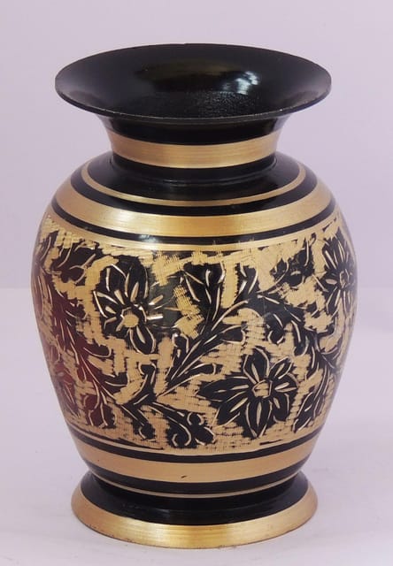 Brass Home & Garden Decorative Flower Pot , Vase - 3.2*3.5*4 inch (F660 D)