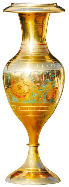 Brass Home & Garden Decorative Flower Pot, Vase - 3*6.5*7.5 inch (F148 C)