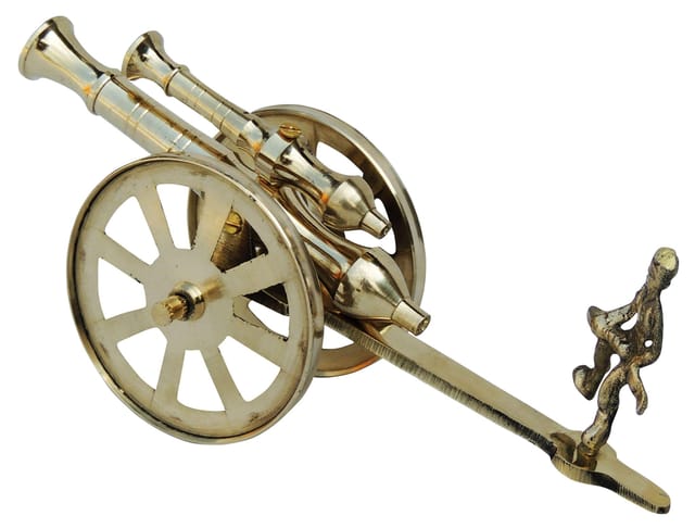 Brass Small Toop Cannon No. 8 - 7.6*2.7*3.5 inch (Z172 G)