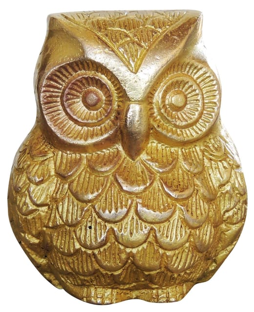 Brass Owl Uluu - 3*3*4 inch (AN237 D)