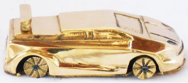 Brass Racing Car Miniature for Children Playing - 4.5*2*1.2 inch (Z341 C)
