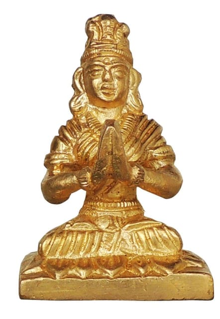 Brass Showpiece Parvati Ji Idol Statue  - 1.6*1*2.3 inch (BS872 A)
