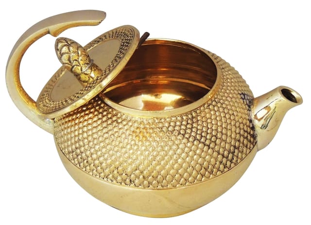 Brass Kettle Ketli - 650 ML - 7.5*5.5*5.5 inch (Z269 C)