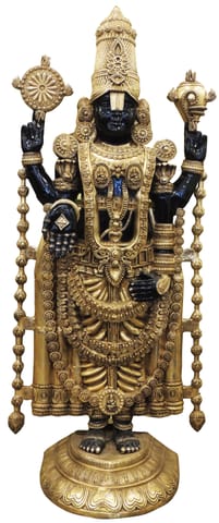 Brass Showpiece Tirupati Bala Ji God Idol Statue - 29*16*70  Inch (BS1760 G)