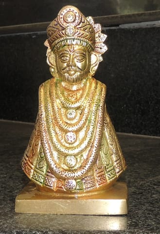 Brass Showpiece Khatu Shyam Statue - 3.5*2.5*6 Inch (BS1305 D)