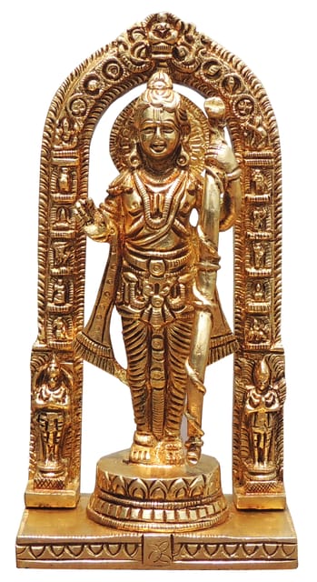 Brass Showpiece Ram Ji Statue - 3*1.5*6Inch (BS1742 E)