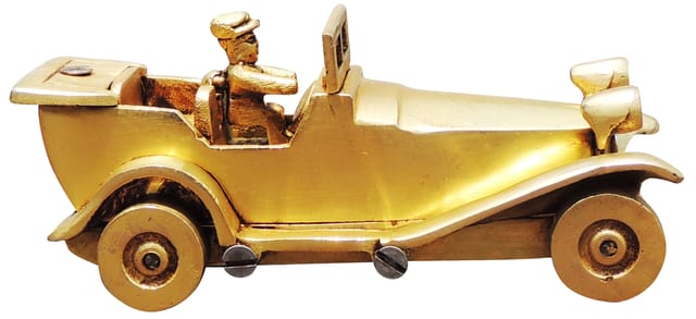 Brass Showpiece Car Statue - 5*2*2 Inch (BS1725 B)