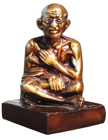 Brass Showpiece Gandhi Ji Statue - 2.5*2.5*4 Inch (BS1769 G)