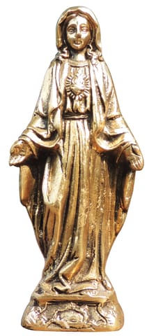 Brass Showpiece Merry Statue - 2.5*1.5*5.6 Inch (BS1768 M)