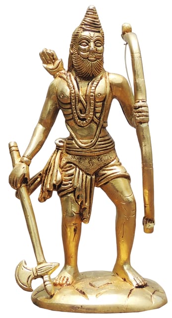 Brass Showpiece Parshuram Ji God Idol Statue - 3*2.5*6.5 Inch (BS1339 X)