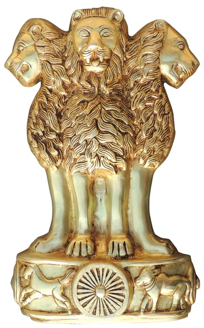 Brass Wall Hanging Ashok Stambh lath Statue - 10.2*2*16.5 Inch (BS1723 H)