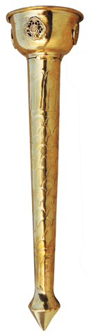 Brass Showpiece Mashal - 5.5*5.5*18 Inch (BS1435 F)