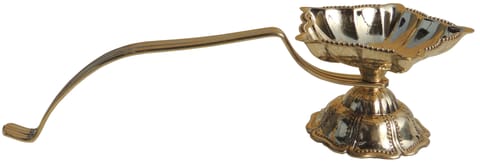 Brass Table Decor Akhand Deepak - 7.5*2.7*2 Inch (F780 D)