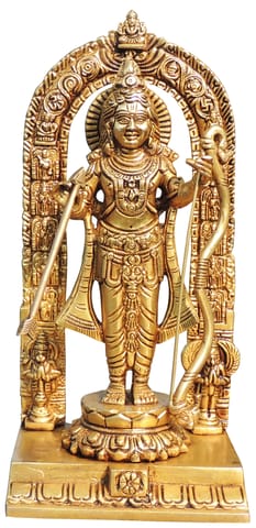 Brass Showpiece Ramlala God Idol Statue - 4.5*3.5*9.5 Inch (BS1717 H)