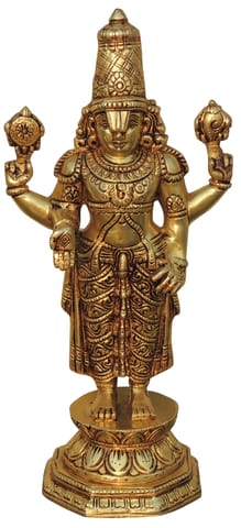 Brass Wall Hanging Showpiece Tirupati Balaji - 5.5*3.1*11.5 Inch (BS1770 E)