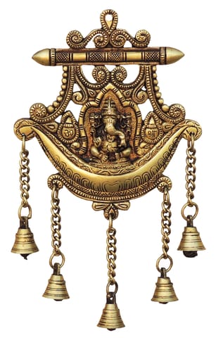 Brass Showpiece Ganesh Ji God Idol Statue - 7.3*1*12.5 Inch (BS1794 D)