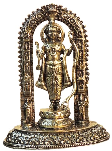 Brass Showpiece Ram Ji God Idol Statue - 3*2*4 Inch (BS1802 D)